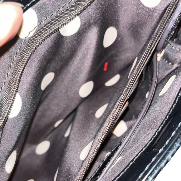 Anne Klein Ak Anne Klein Black Purse With Gold Chain - Women | Color: Black - Picture 8 of 12